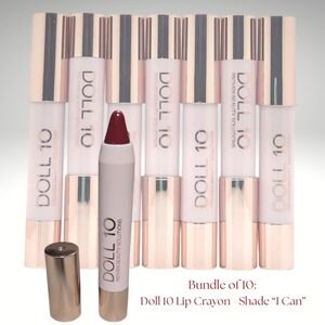 Bundle of 10 pcs - Doll 10 Lip Crayon - Shade "I Can"